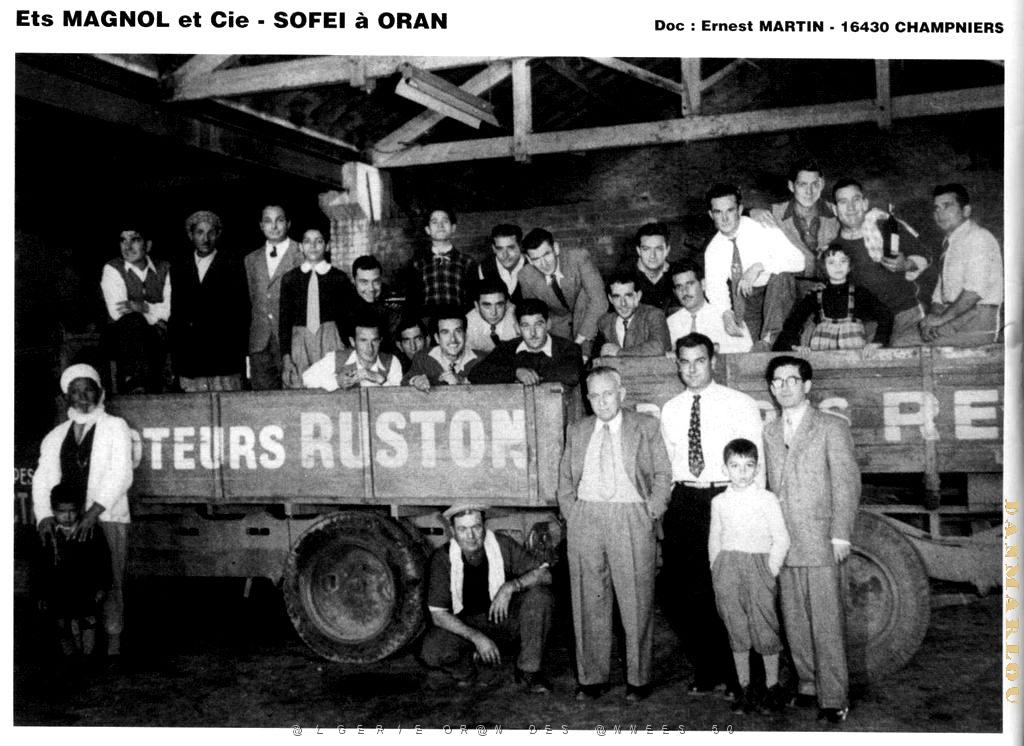 3 Oran - Ets Magnol - le personnel.JPG